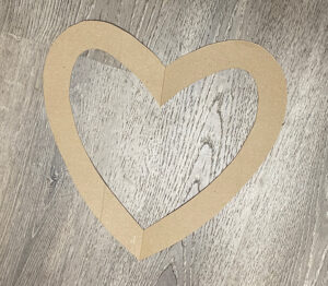 shopatblu puzzle art Valentines day cardboard heart shape
