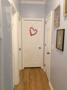 shopatblu puzzle art Valentines day hallway
