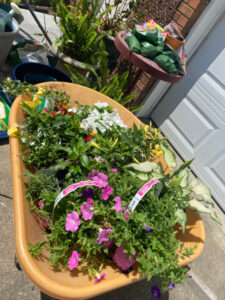 shopatblu the blue building antiques diy garden hanging planter annuals