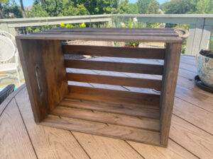 shopatblu wooden crate pumpkin upcycle oak