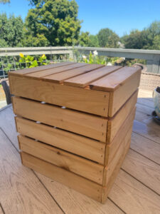 shopatblu wooden crate pumpkin upcycle pine