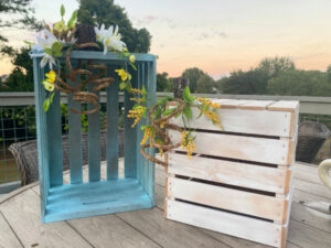 shopatblu wooden crate pumpkin upcycle decor