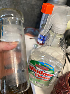 shopatblu tips to remove label clean glass bottle windex