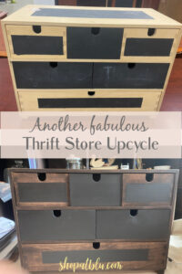 shopatblu desktop storage vintage makeover