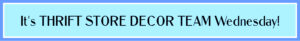 shopatblu thrift store decor team time purple