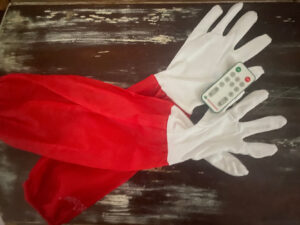 shopatblu artificial christmas tree queen flock slim santa gloves