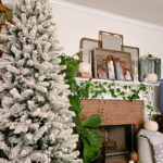 shopatblu artificial christmas tree queen flock slim scrap pumpkins
