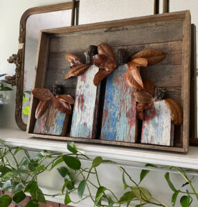 shopatblu the blue building antiques vintage wood pumpkins fall patch
