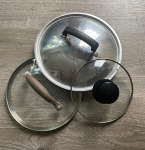 shopatblu kitchen utensil decor snowman pot lids