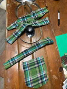 shopatblu kitchen utensil decor snowman create a hat and scarf