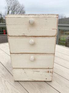shopatblu Vintage wooden box drawers upcycle transform