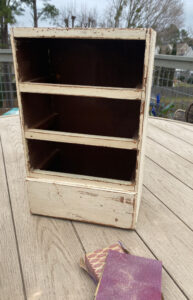shopatblu Vintage wooden box drawers upcycle base unit