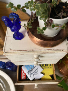 shopatblu Vintage wooden box drawers upcycle storage