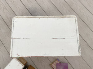 shopatblu Vintage wooden box drawers upcycle gently sanded