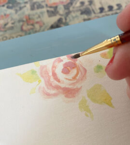 shopatblu upcycle thrift store art rose refresh