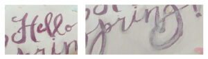 shopatblu upcycle thrift store art lettering mistakes