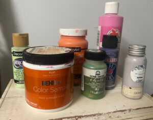 shopatblu upcycle thrift store art craft paint