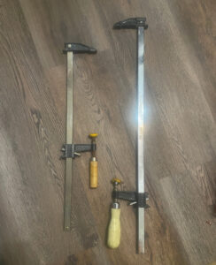 shopatblu upcycled antique radio table quick release clamps