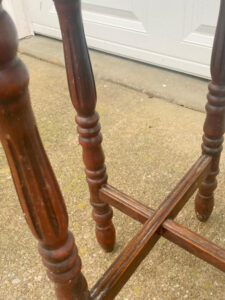 shopatblu upcycled antique radio table legs