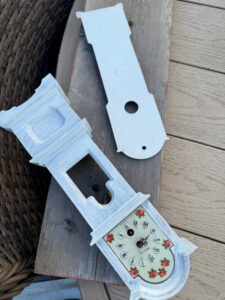 shopatblu miniature grandfather clock thrift store upcycle cry