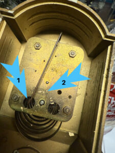 shopatblu miniature grandfather clock thrift store upcycle mechanism