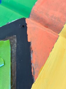 shopatblu barn metal pride flag stripes repair