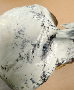 shopatblu faux rock planter painted