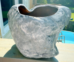 shopatblu faux rock planter upcycle