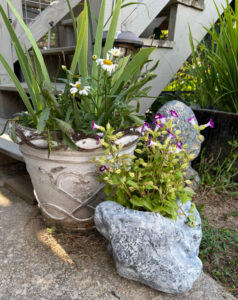 shopatblu faux rock planter boulder pot