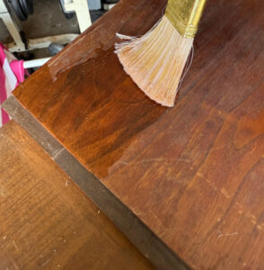 shopatblu cedar hope chest restoration apply stripper