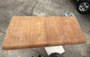 shopatblu cedar hope chest restoration faded stain