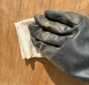 shopatblu cedar hope chest restoration sanding