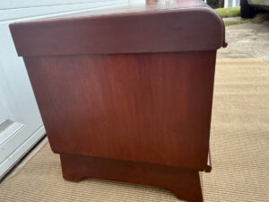 shopatblu cedar hope chest restoration side