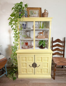 shopatblu vintage hutch makeover final