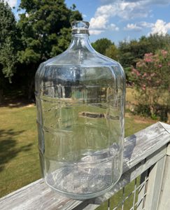 shopatblu vintage glass water jug repurposed